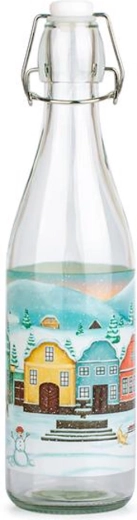 Staklena boca s patentnim zatvaračem TORO 260 ml – seoska zimica