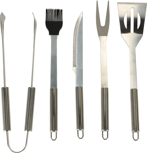 Set pribora za roštilj u koferu 6u1