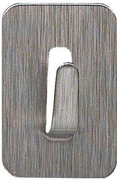 Samoljepljive pravokutne kuke od nehrđajućeg čelika 2,5 × 3,5 cm (4 kom)