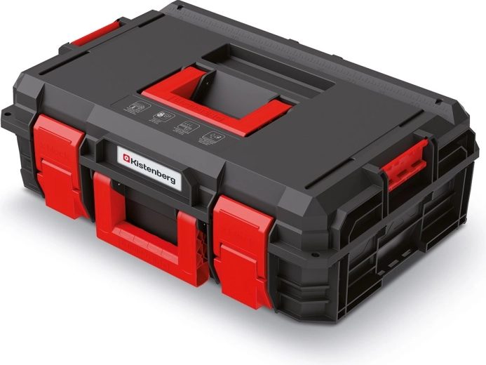 Kutija za alat X‑BLOCK PRO, 546 × 380 × 194 mm, crna