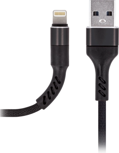 Maxlife kabel za punjenje Lightning 2 A, 1 m, crni