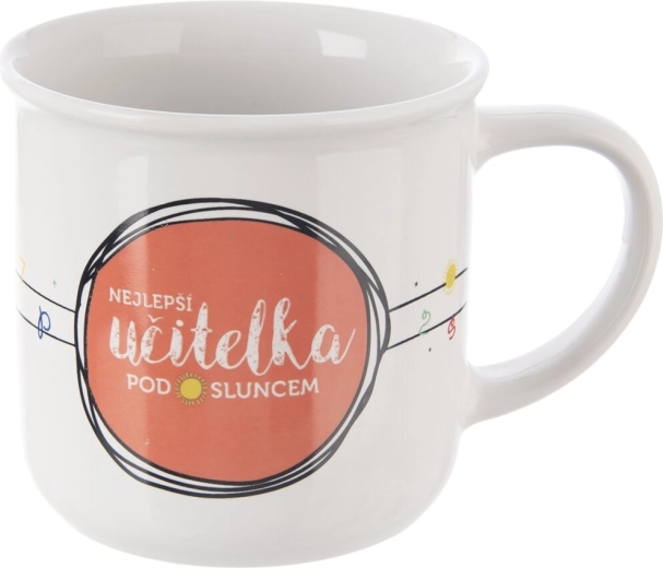 Šalica „Najbolja učiteljica“ 0,34 l, porculan