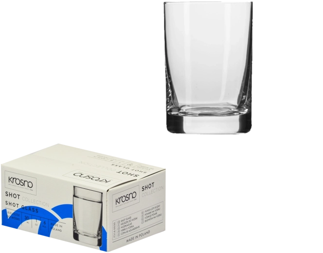 Set čaša za votku 30 ml Krosno, 6 kom