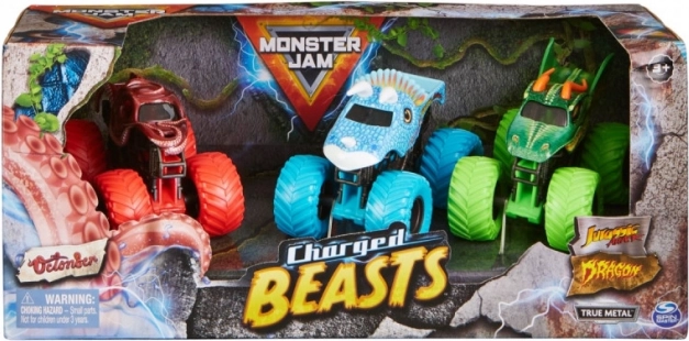 Vozilo Monster Jam 1/64 3-pack