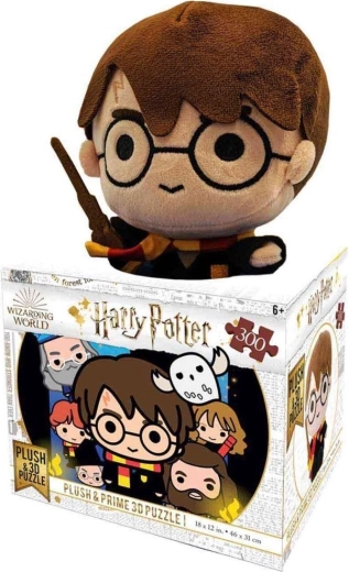 3D puzzle Harry Potter 300 dijelova s plišanom igračkom