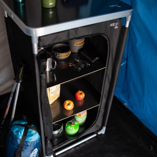 Tri police i gornja ploča za maksimalan red