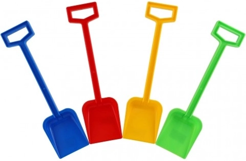 Plastična dječja lopatica za pijesak 44 cm – mix boja