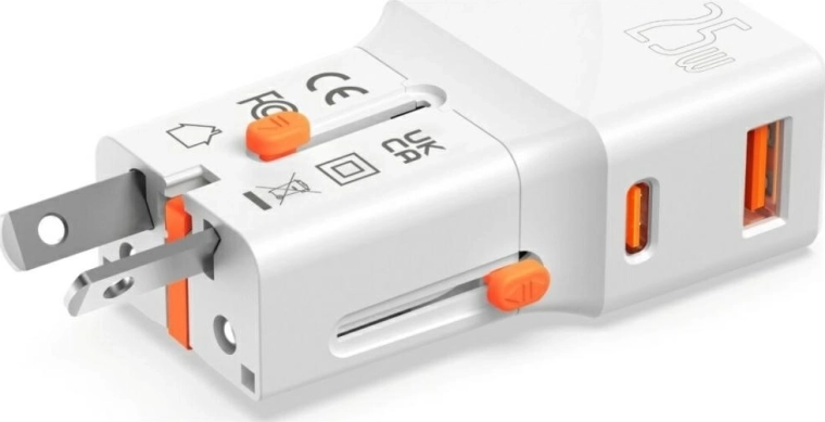 Brzo punjenje 25 W s USB‑C PD i USB‑A QC