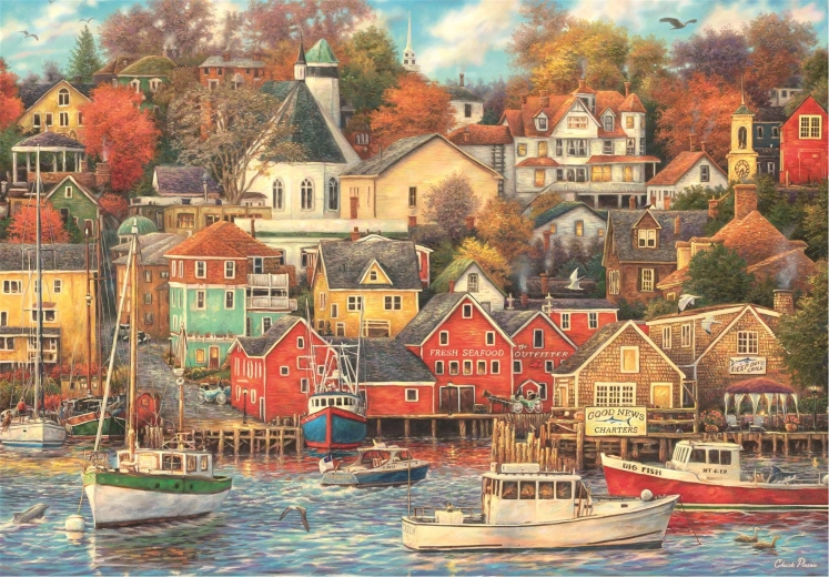 Puzzle 1500 komada Visoka Kvaliteta, Luka dobrih vremena