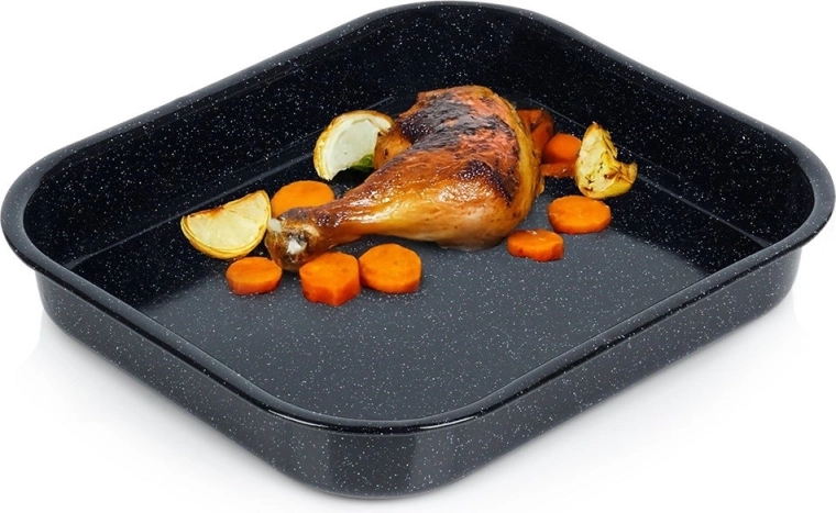 Emajlirani pravokutni pekač 29,5 × 25,5 × 4,5 cm, 2,5 l