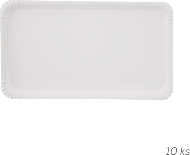 Jednokratni papirnati pladnjevi 33 × 19 cm, 10 kom