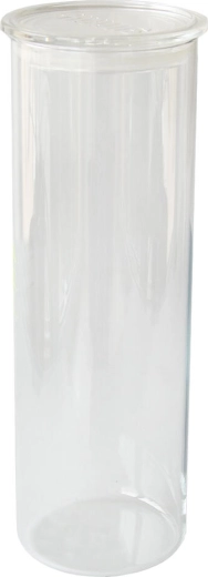 Staklena posuda s plastičnim poklopcem 96 × 290 mm