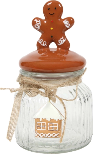 Staklena posuda za kolače Gingerbread 11,4 × 15,5 cm