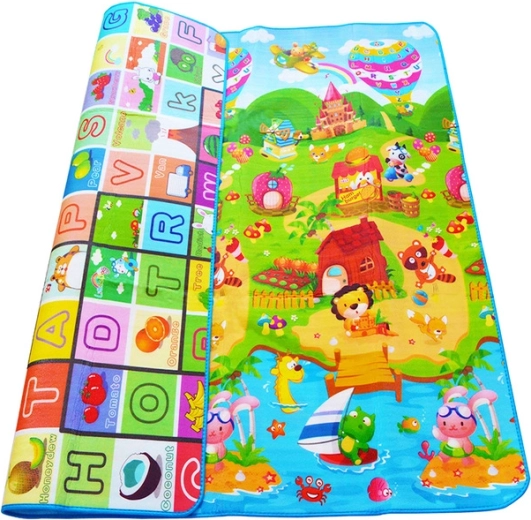 Obostrana pjenasta edukativna podloga za djecu 180 × 120 cm