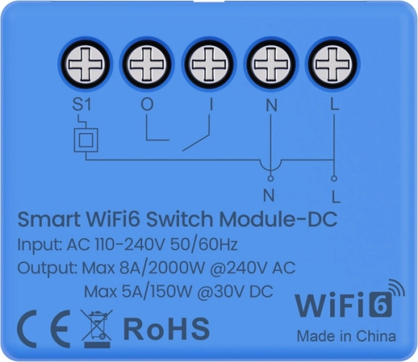 Avatto pametni sklopni modul Wi‑Fi 6 WSM20DC