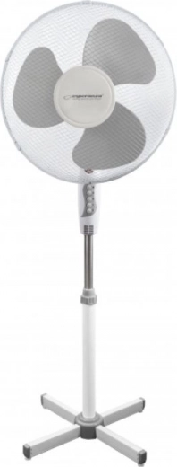 Samostojeći ventilator Hurricane bijelo-sivi