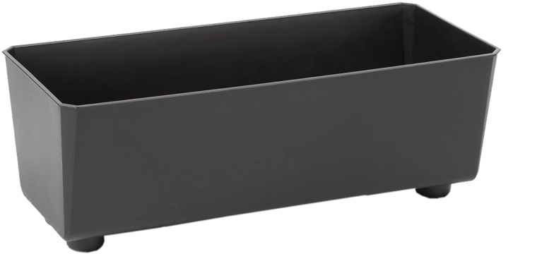 Cvjetna žardinjera SAGA 375 × 170 mm crna