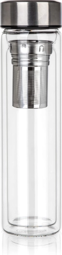 Dvostruka staklena boca za čaj i infuzije 500 ml s cjedilom DOBLO