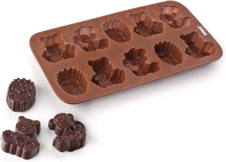 Detaljni oblici životinjica za razigrane praline