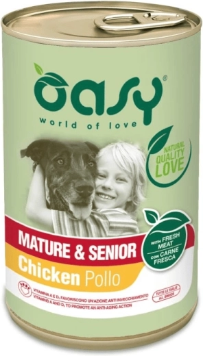 Oasy pašteta za pse Mature & Senior 400 g