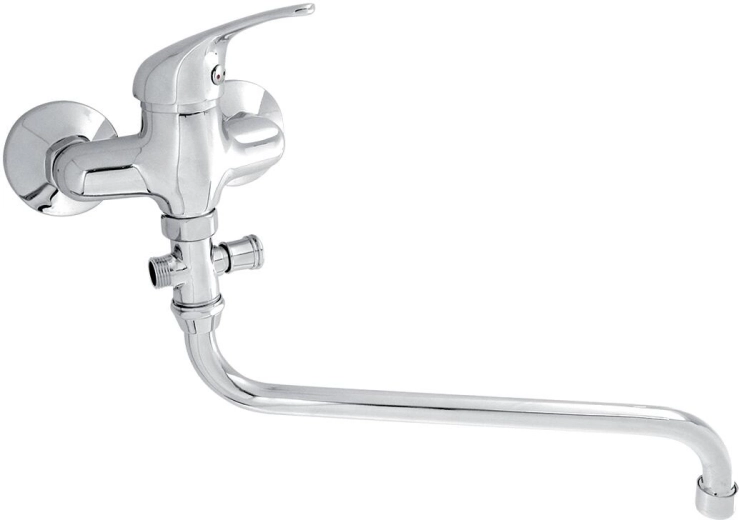 Zidna kada baterija TITANIA IRIS, krom, izliv 330 mm