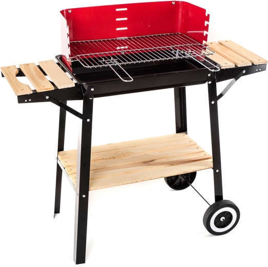 Vrtni roštilj na drveni ugljen WOOD 53 × 33 cm