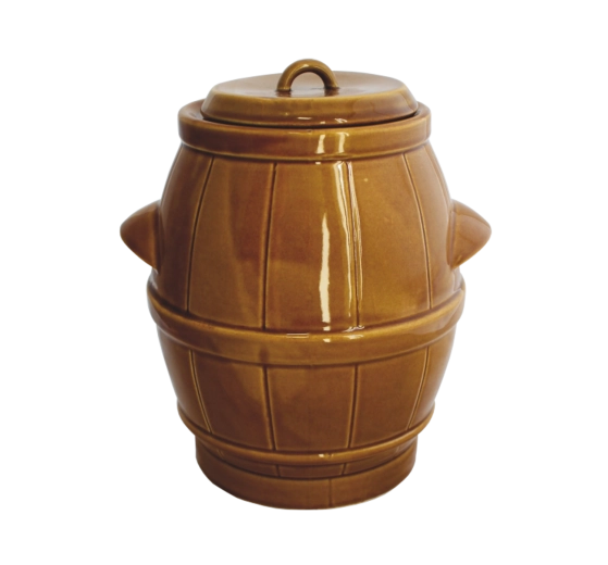 Keramička posuda za fermentaciju 5 l u medenoj boji