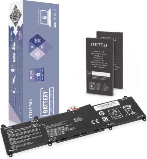 Baterija MITSU za ASUS VivoBook S13 (C31N1806) 11,4 V 3600 mAh 41 Wh