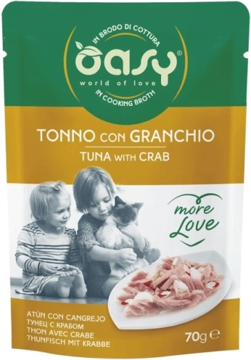 Oasy More Love vrećica za mačke tuna s rakom 70 g