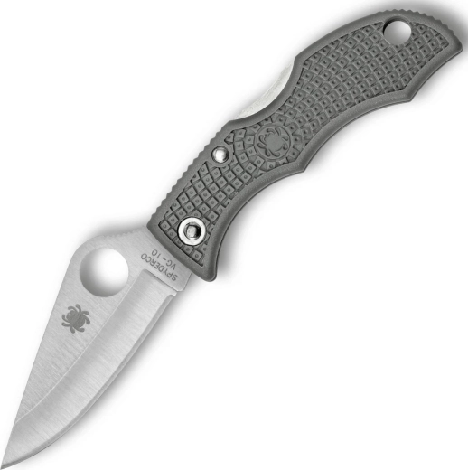 Spyderco Ladybug 3 lagani džepni nož, satinirana oštrica VG-10, foliage green FRN 4,9 cm