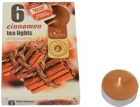 Mirisne čajne svijeće cimet, 6 kom