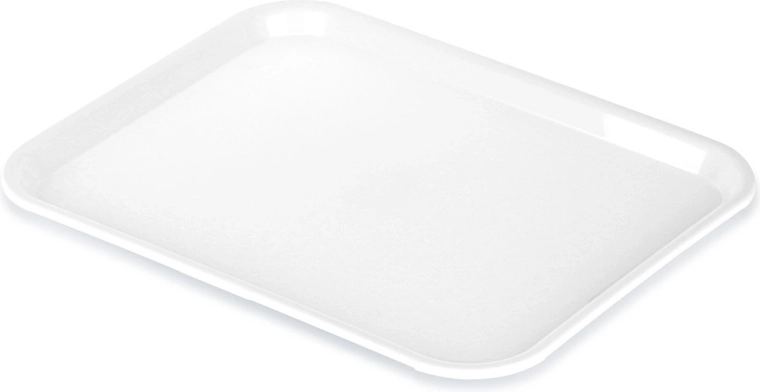 Plastični poslužavni pladanj bijeli 45,5 × 35,5 cm