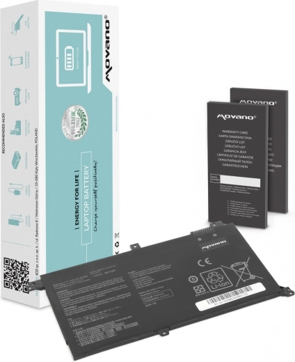 Baterija Movano za Asus VivoBook S430/X430U/K430 3600 mAh (41 Wh)