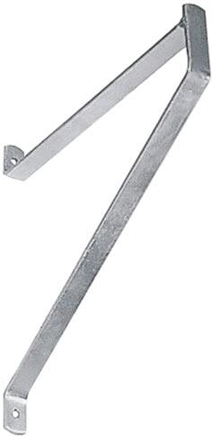 Univerzalni čelični nosač 250 mm, bijeli cink