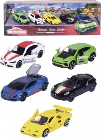 Poklon set DREAM CARS ITALY – 5 metalnih autića