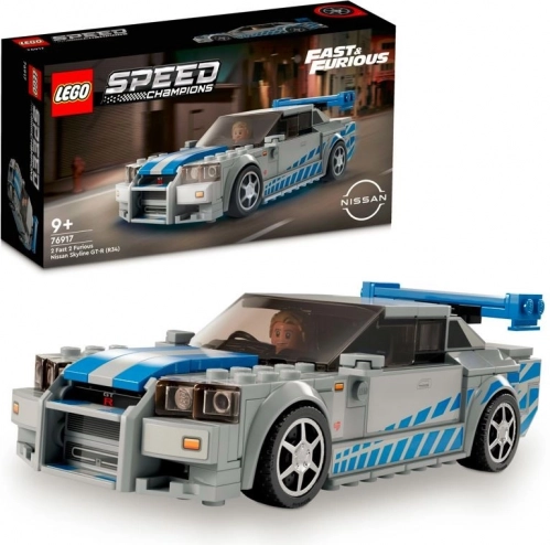 lego speed champions nissan skyline gt-r (r34) – fast & furious set