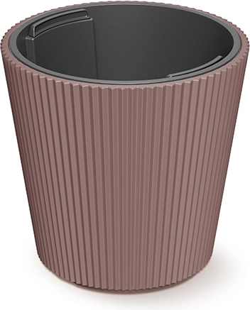 Tegla Milly s umetkom 17,6 cm, boja marsala