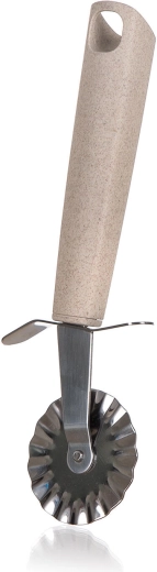 Ravni rezač NATURAL od nehrđajućeg čelika s PP ručkom 21 × 5,5 cm