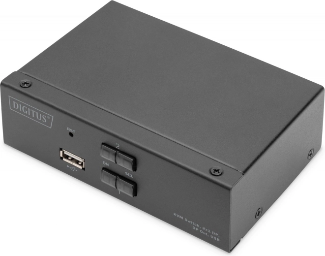 KVM preklopnik 2-portni DisplayPort 4K 60 Hz s USB i zvukom
