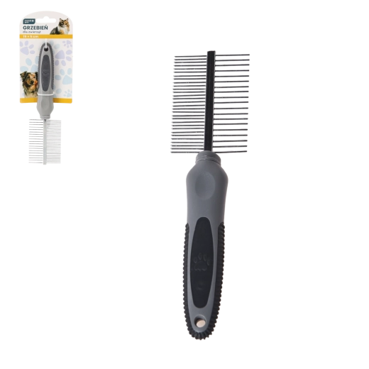 Dvostrani češalj za pse i mačke 19 × 5 cm