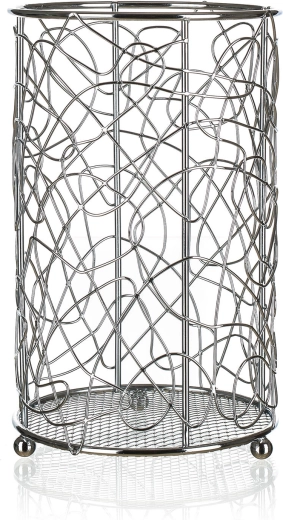 Stalak za pribor VANITY, krom, promjer 11 cm, visina 18 cm