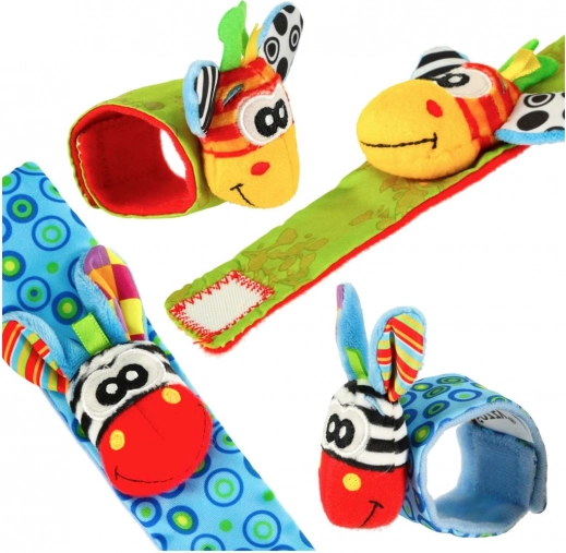 Zvečke za zapešća za bebe – set od 2 kom
