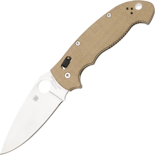 Sklopivi nož Spyderco Manix 2 XL Brown, CPM Cru-Wear, Micarta, satin 9,8 cm