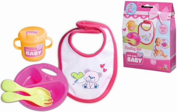 Set za hranjenje za lutke NEW BORN BABY