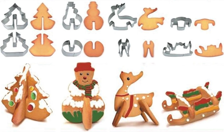 Stvarajte dojmljive 3D božićne kekse