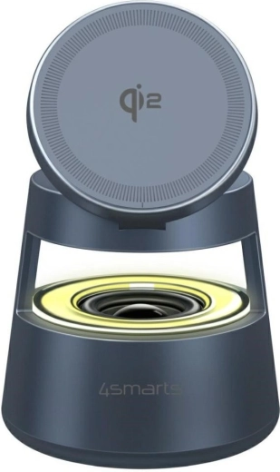 Bežična punionica 4smarts Aura Sound Qi2 – siva
