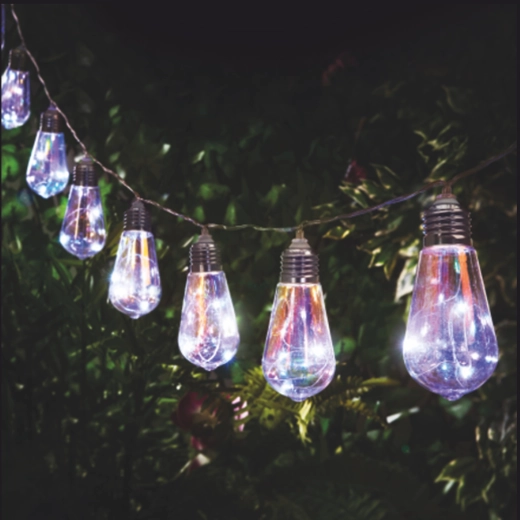 Solarna vrtna girlanda FELISI 10 LED, hladno bijela, 3,8 m