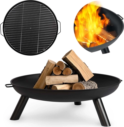 Vrtno ognjište s rešetkom 60 cm BERDSEN