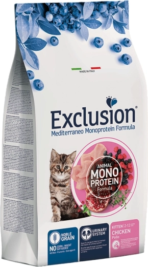 Exclusion granule za mačiće s piletinom, 1,5 kg