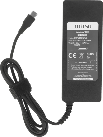 USB‑C Power Delivery do 90 W